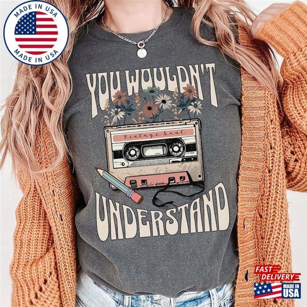 80S Retro Cassette Shirt Gift For Music Lover  T-Shirt  Classic